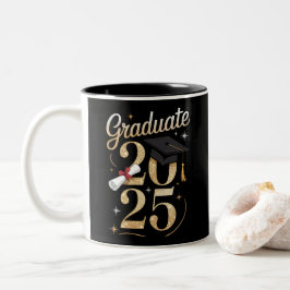 2025 Studenten Gift Idea Två-Tonad Mugg