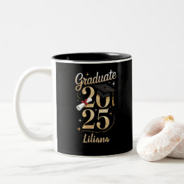 2025 Studenten Gift Idea Två-Tonad Mugg