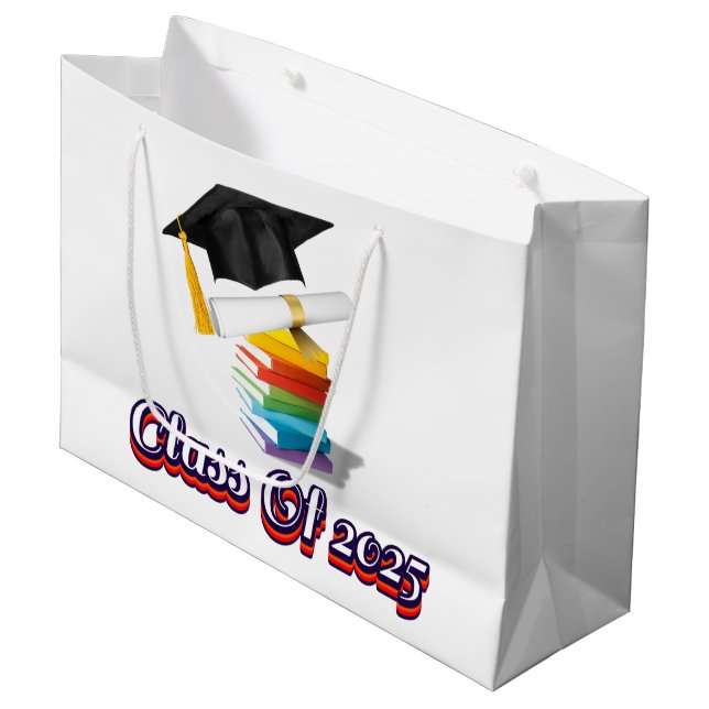 2025 Studenten Large Gift Bag (Framsidan Vinklad)