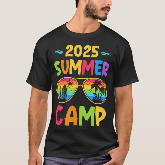 2025 Summer Camp 2025 Summer Vacation Matching Fam T Shirt (Framsida)