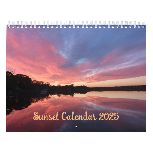 2025 Sunset Calendar Kalender (Omslag)