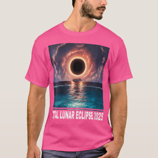 2025 Totalt Lunar Eclipse Måne Astronomy Lov T Shirt