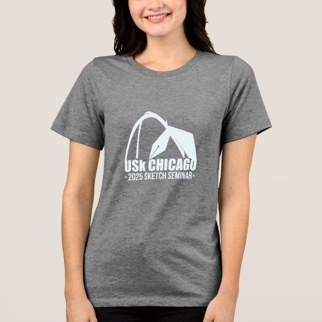 2025 Usk Chicago Sketchseminarium T Shirt (Framsida)