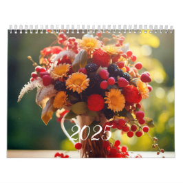 2025. Vackra ljusblommor Kalender