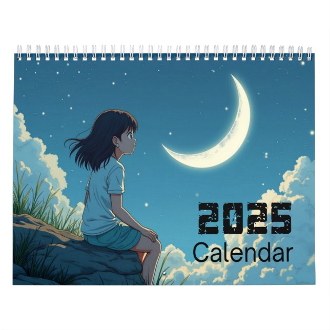 2025: Väggkalender för inspirationsanimering Kalender (Omslag)
