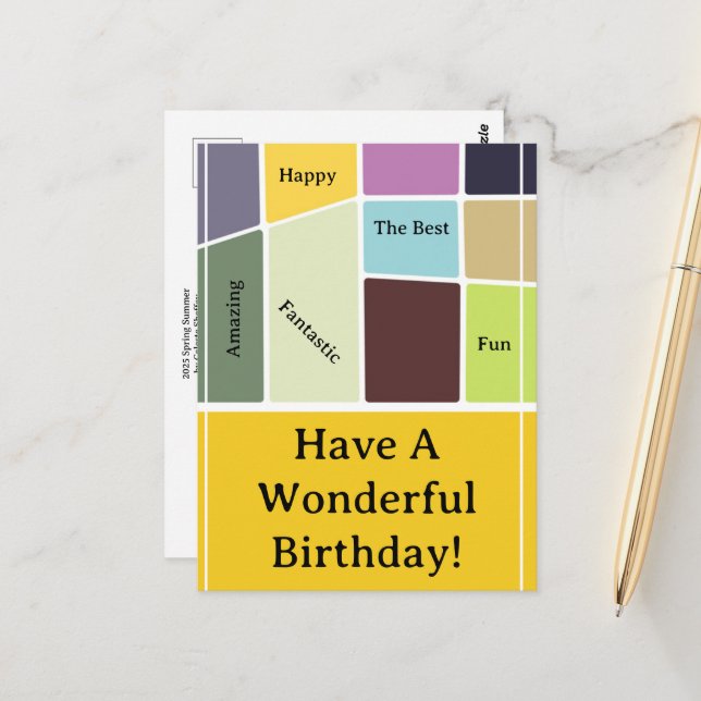 2025 Vår-sommaren Vykort (Fram/Back In Situ)