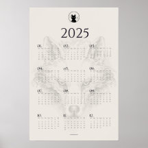 2025 Varg Skiss Kalender Poster | "Dies Irae"