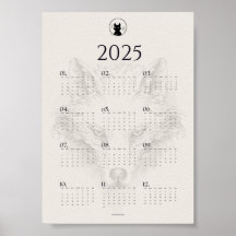 2025 Varg Skiss Kalender Poster | "Dies Irae"