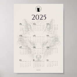 2025 Varg Skiss Kalender Poster | "Dies Irae"