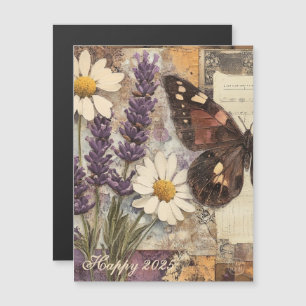 2025-Vintagens Blommigt, skräppost Journal