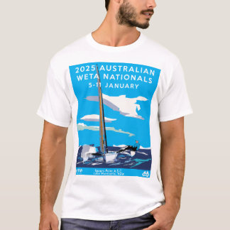 2025 Weta Nationals T-Shirt - White/Orange