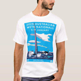 2025 Weta Nationals T-Shirt - White/Pink