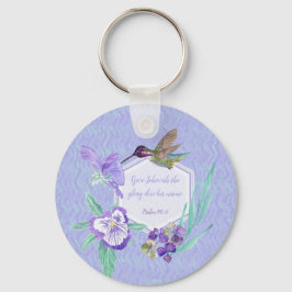 2025 year text Give Jehovah glory Nyckelring