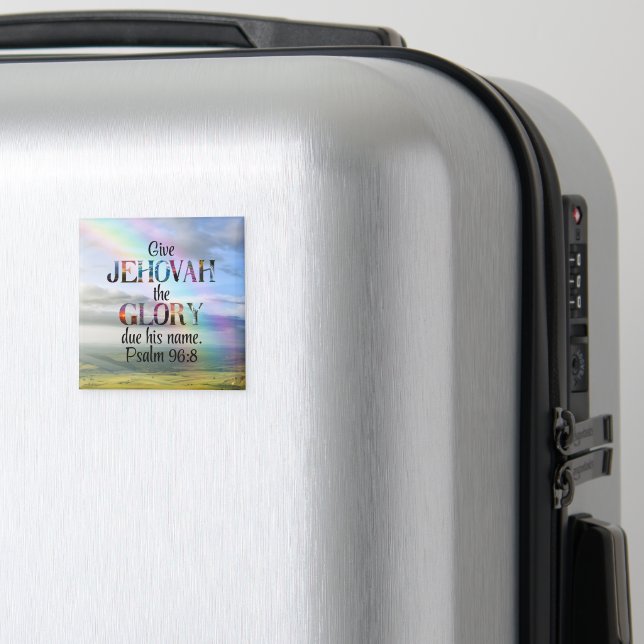 2025 Year Text Magnet for Jehovah's Witnesses (In Situ (Luggage))