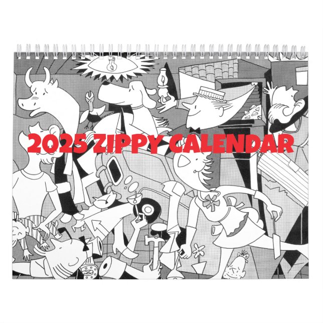 2025 Zippy Calendar av Bill Griffith Kalender (Omslag)