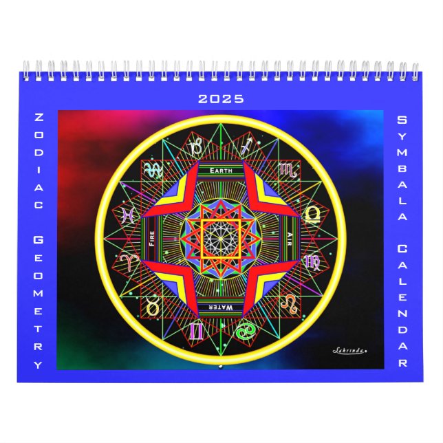 2025 Zodiac Geometry Symbala Calendar Kalender (Omslag)