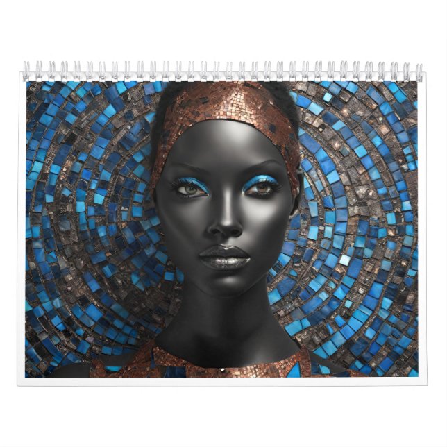 2026: 12 månaders kalender med svarta kvinnor (Omslag)