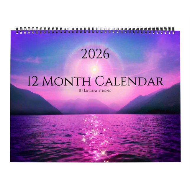 2026 12 Month Calendar by SSTRANGECLOUDSS  Kalender (Omslag)