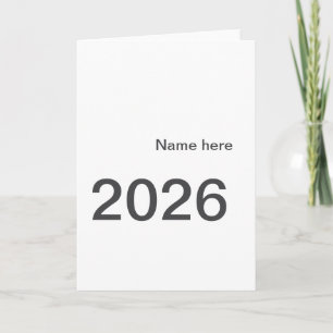 2026 2027 2028 namn titel här år fet stil bokstav  kort