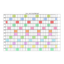 2026 - 2027 Akademisk års väggplaneringskalender