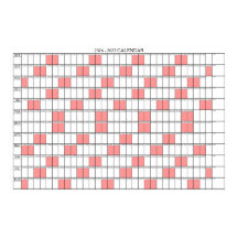 2026 - 2027 Akademisk års väggplaneringskalender