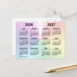 2026-2027 Regnbågsmolnskolans kalender av Janz Vykort