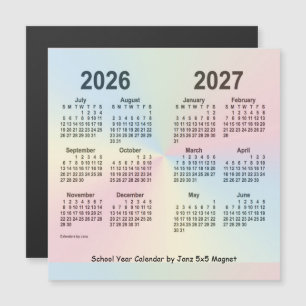2026-2027 Regnbågsskolans årskalender från Janz
