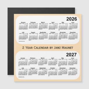 2026-2027 Wheat - tvåårskalender av Janz Magnet