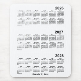 2026-2028 års vitbok om treårskalender från Janz Musmatta
