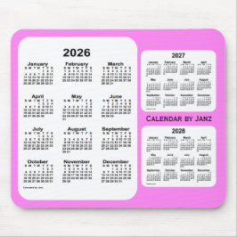 2026-2028 Violet 3 Year Calendar by Janz Musmatta