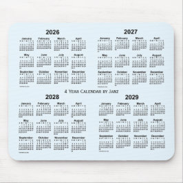 2026-2029 Alice Blue 4 Year Calendar av Janz Musmatta