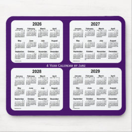 2026-2029 Lila 4-årskalender från Janz Musmatta