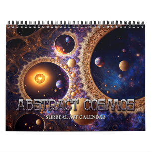 2026 Abstrakt Cosmos Surreal Space Art Calendar Kalender