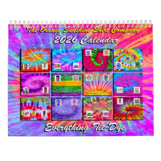 2026 Allt Tie-Dye-kalender Kalender