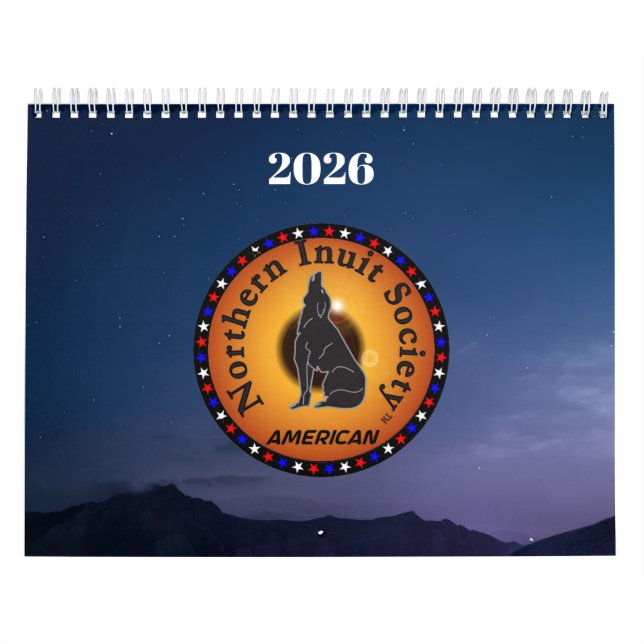 2026 American Northern Inuit Society Calendar Kalender (Omslag)