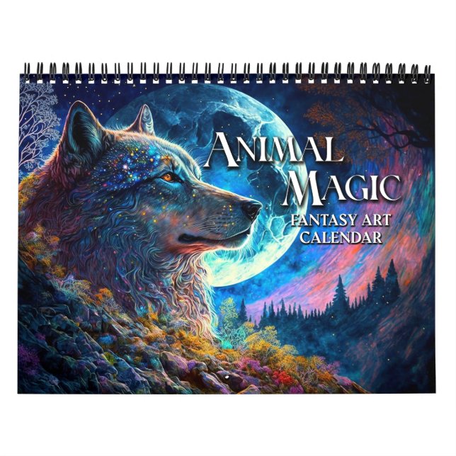 2026 Animal Magic Fantasy Art Calendar Kalender (Omslag)