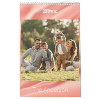 2026 Anpassad familjefoto Kalender
