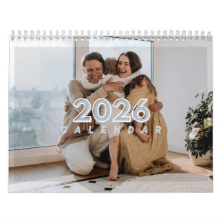 2026 Anpassad kalender med dina familjefoton