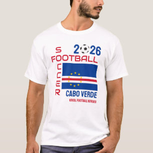 2026 Anpassad Kap Verde Fotboll CAPE VERDE FOTBOLL T Shirt
