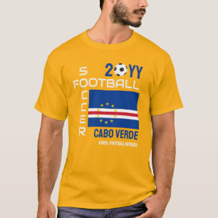 2026 Anpassad Kap Verde Fotboll CAPE VERDE SOCCER T Shirt