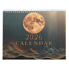 2026 Anpassade Celestial - lägg till foton Kalender