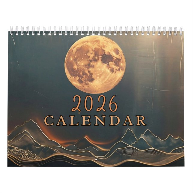 2026 Anpassade Celestial - lägg till foton Kalender (Omslag)