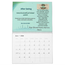 2026 Anpassningsbar islamisk Hijri-kalender – Mind Kalender