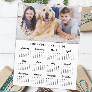 2026-Anpassningsbarnas foto- och familjekalender f Helg Vykort