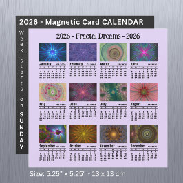 2026-Anpassningsbarnas fotofractaler Kalender Sönd