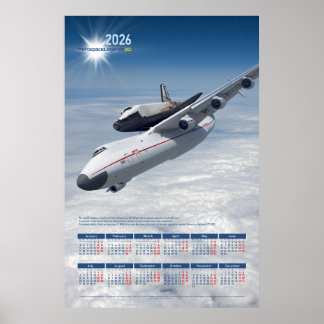 2026 Antonov An-225 "Mriya" Minneskalender Poster