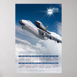 2026 Antonov An-225 Mriya Tribut Poster Kalender