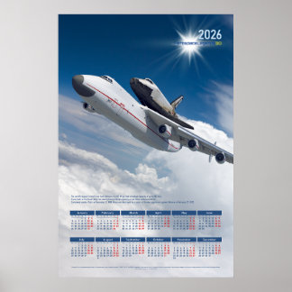 2026 Antonov An-225 Mriya Tribut Poster Kalender