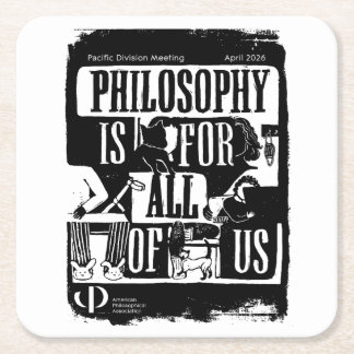 2026 APA Pacific Division coaster Underlägg Papper Kvadrat