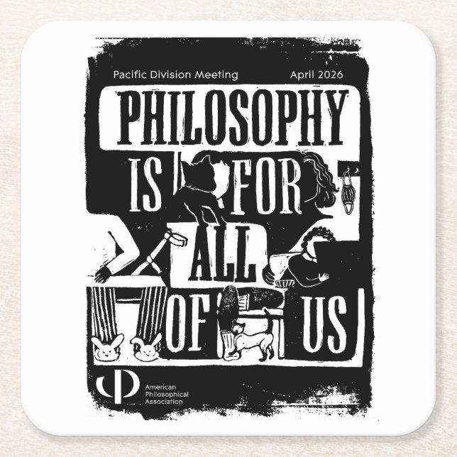 2026 APA Pacific Division coaster Underlägg Papper Kvadrat (Framsidan)